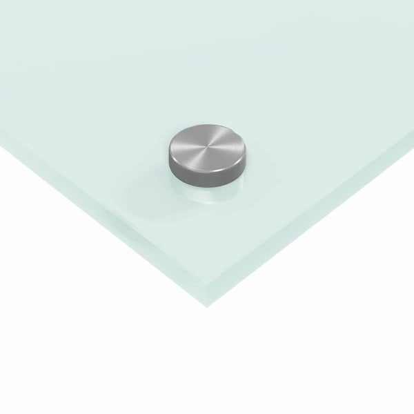 Küchenrückwand Weiß 120x50 cm aus Glas