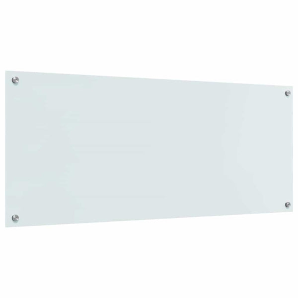 Küchenrückwand Weiß 120x50 cm aus Glas