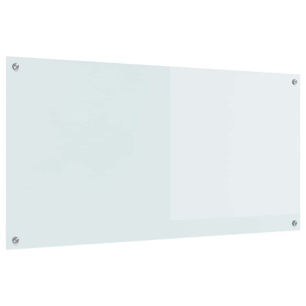 Küchenrückwand Weiß Glas 120x60 cm