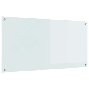 Küchenrückwand Weiß Glas 120x60 cm