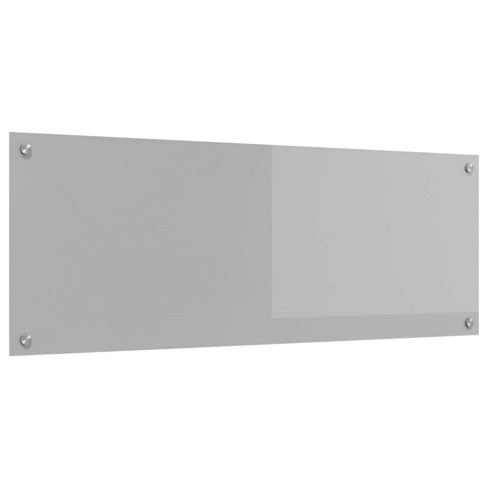 Küchenrückwand Hellgrau Glas 110x40 cm
