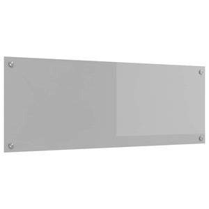 Küchenrückwand Hellgrau Glas 110x40 cm