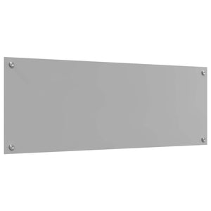 Küchenrückwand Hellgrau Glas 110x40 cm