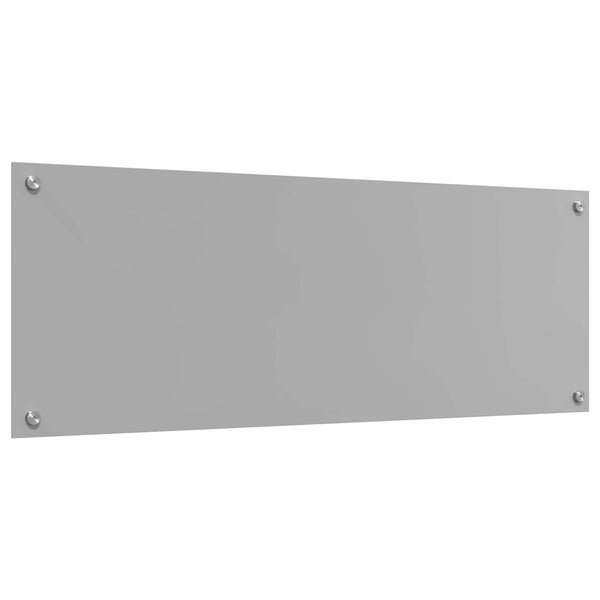 Küchenrückwand Hellgrau Glas 110x40 cm