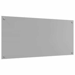 Küchenrückwand Hellgrau, 110x50cm, Glas