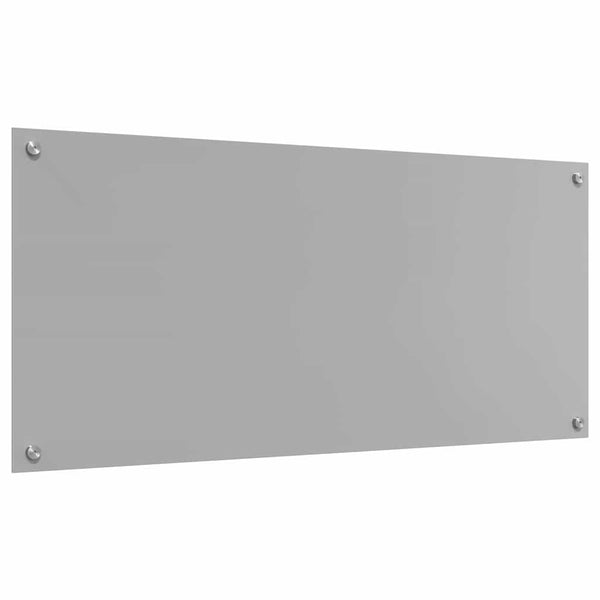 Küchenrückwand Hellgrau, 110x50cm, Glas