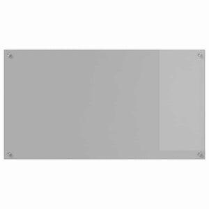 Küchenrückwand Hellgrau, Gehärtetes Glas 110x60cm