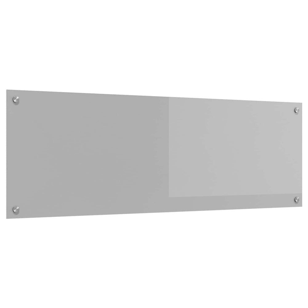 Küchenrückwand Hellgrau Glas 120x40cm