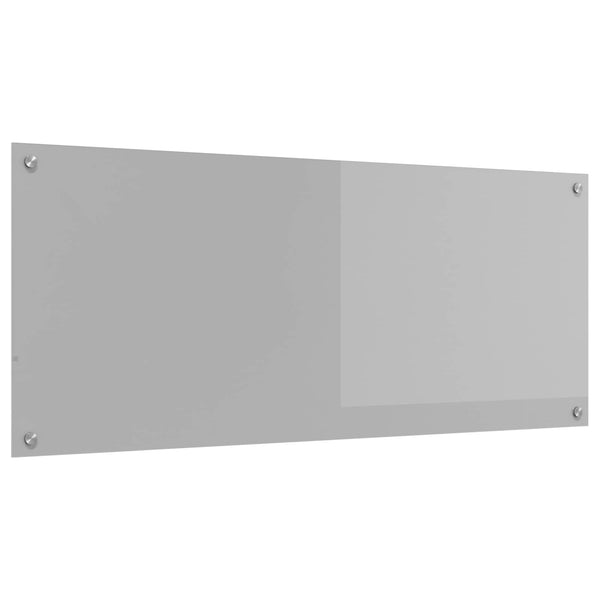 Küchenrückwand Hellgrau Glas 120x50cm