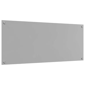 Küchenrückwand Hellgrau Glas 120x50cm