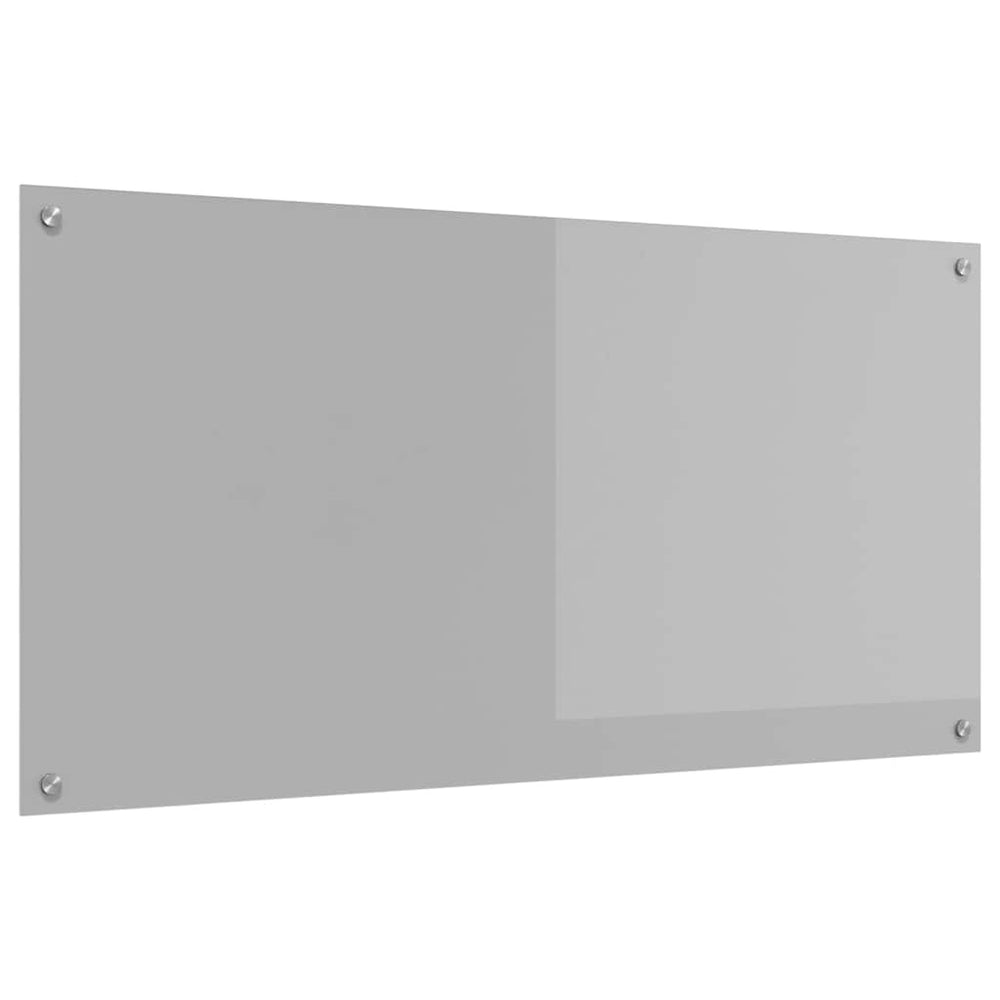 Küchenrückwand Hellgrau Glas 120x60cm