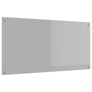 Küchenrückwand Hellgrau Glas 120x60cm