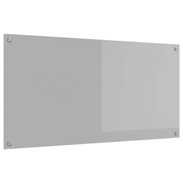 Küchenrückwand Hellgrau Glas 120x60cm