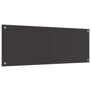 Dunkelgraue Küchenrückwand aus Glas 110x40cm