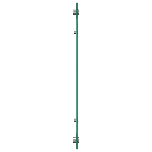 Dunkelgraue Küchenrückwand aus Glas 110x50cm