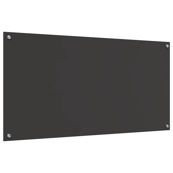 Küchenrückwand Dunkelgrau Glas 120x60cm