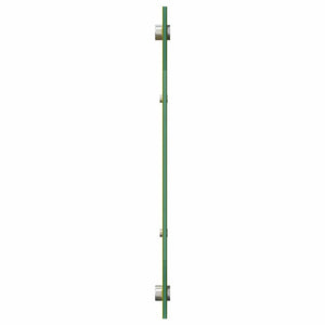 Gelbe Küchenrückwand aus Glas, 120x40 cm