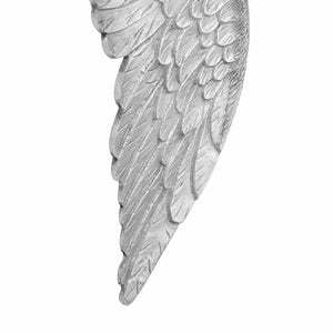 Flügel Skulptur Silber 2er Set Aluminium