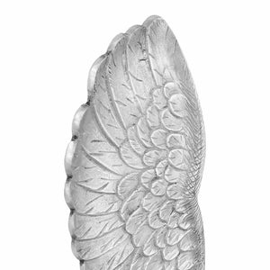 Flügel Skulptur Silber 2er Set Aluminium