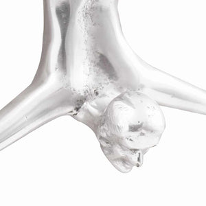 Silberne Aluminium Skulptur - 25cm