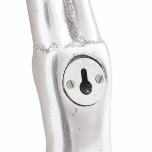 Silberne Aluminium Skulptur - 25cm