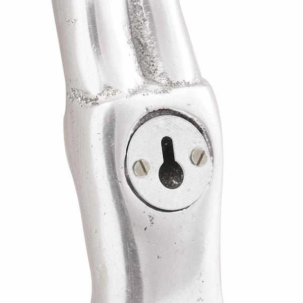 Silberne Aluminium Skulptur - 25cm