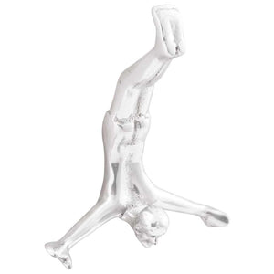 Silberne Aluminium Skulptur - 25cm