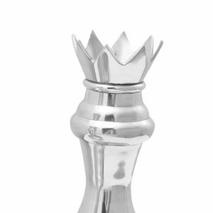 Silberne Skulpturen, 2er-Set, 42 cm