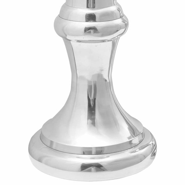 Silberne Skulpturen, 2er-Set, 42 cm