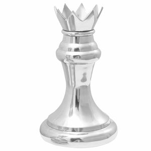 Silberne Skulpturen, 2er-Set, 42 cm