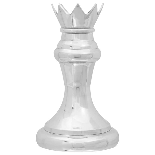 Silberne Skulpturen, 2er-Set, 42 cm
