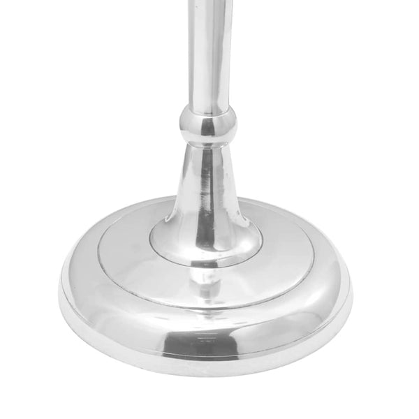 Silberner Kerzenhalter Aluminium 79,5cm