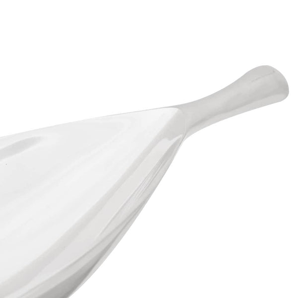 Silberner Obstkorb aus Aluminium, 60 cm