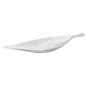 Silberner Obstkorb aus Aluminium, 60 cm