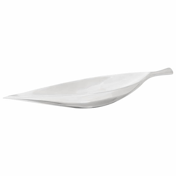 Silberner Obstkorb aus Aluminium, 60 cm