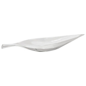 Silberner Obstkorb aus Aluminium, 60 cm