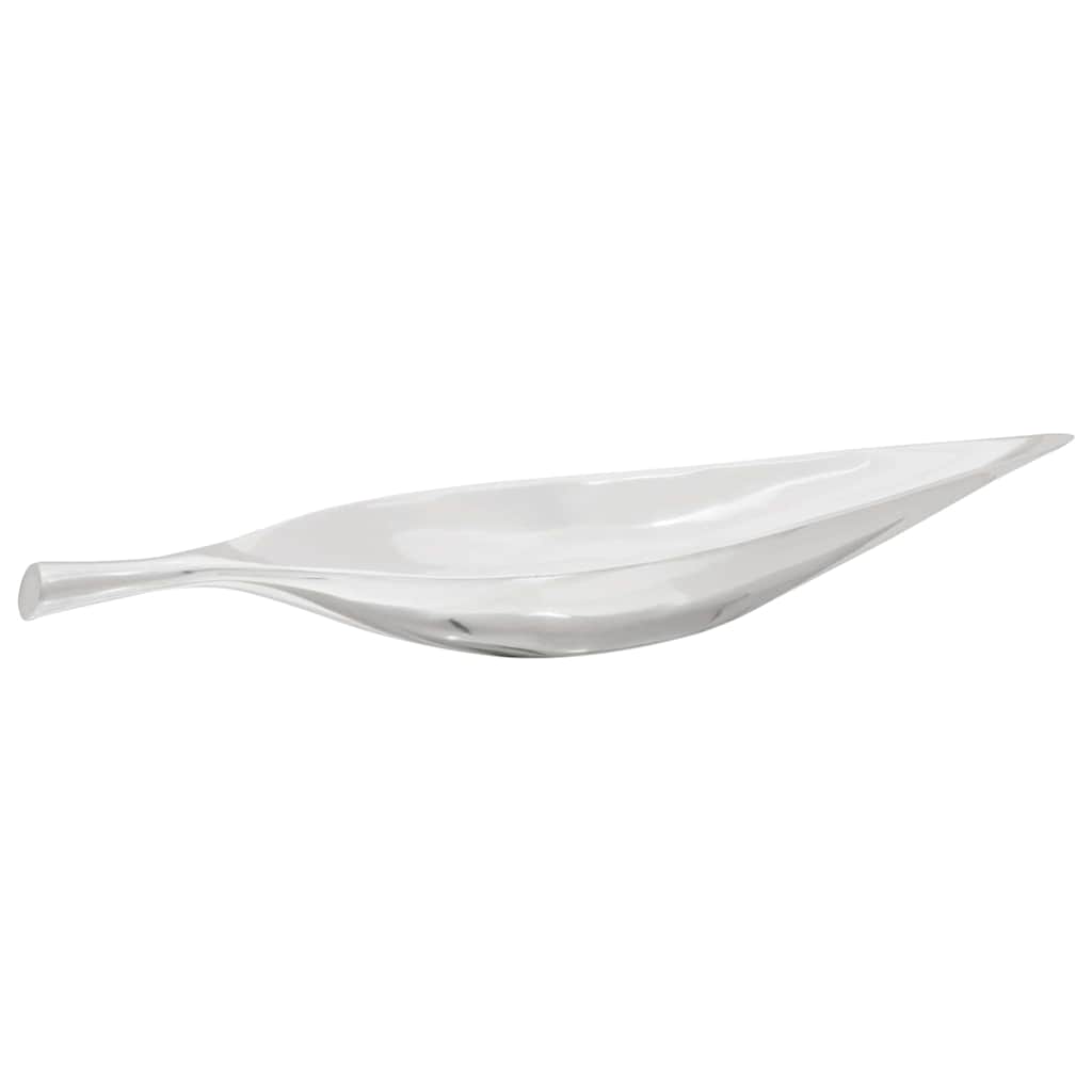 Silberner Obstkorb aus Aluminium, 60 cm