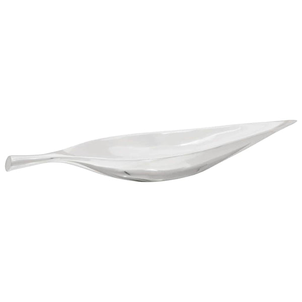 Silberner Obstkorb aus Aluminium, 60 cm