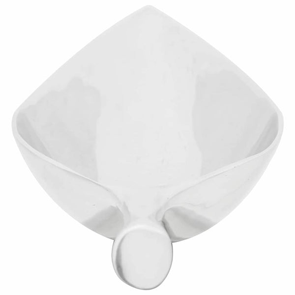 Silberner Obstkorb aus Aluminium, 60 cm