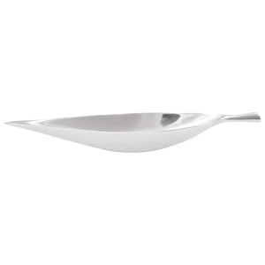 Silberner Obstkorb aus Aluminium, 60 cm
