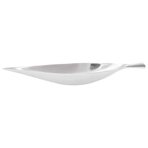 Silberner Obstkorb aus Aluminium, 60 cm