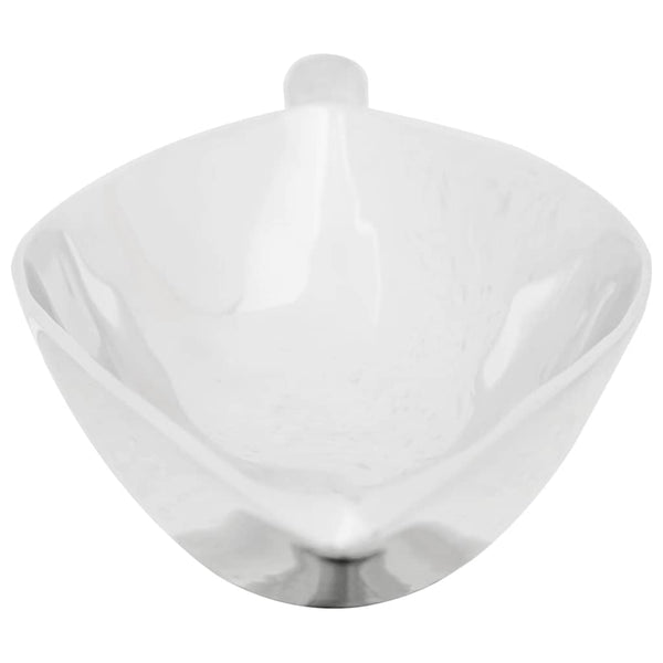 Silberner Obstkorb aus Aluminium, 60 cm