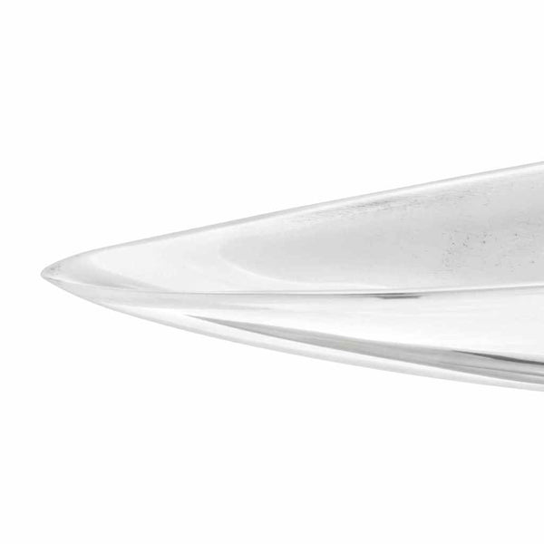 Silberner Obstkorb aus Aluminium, 53 cm