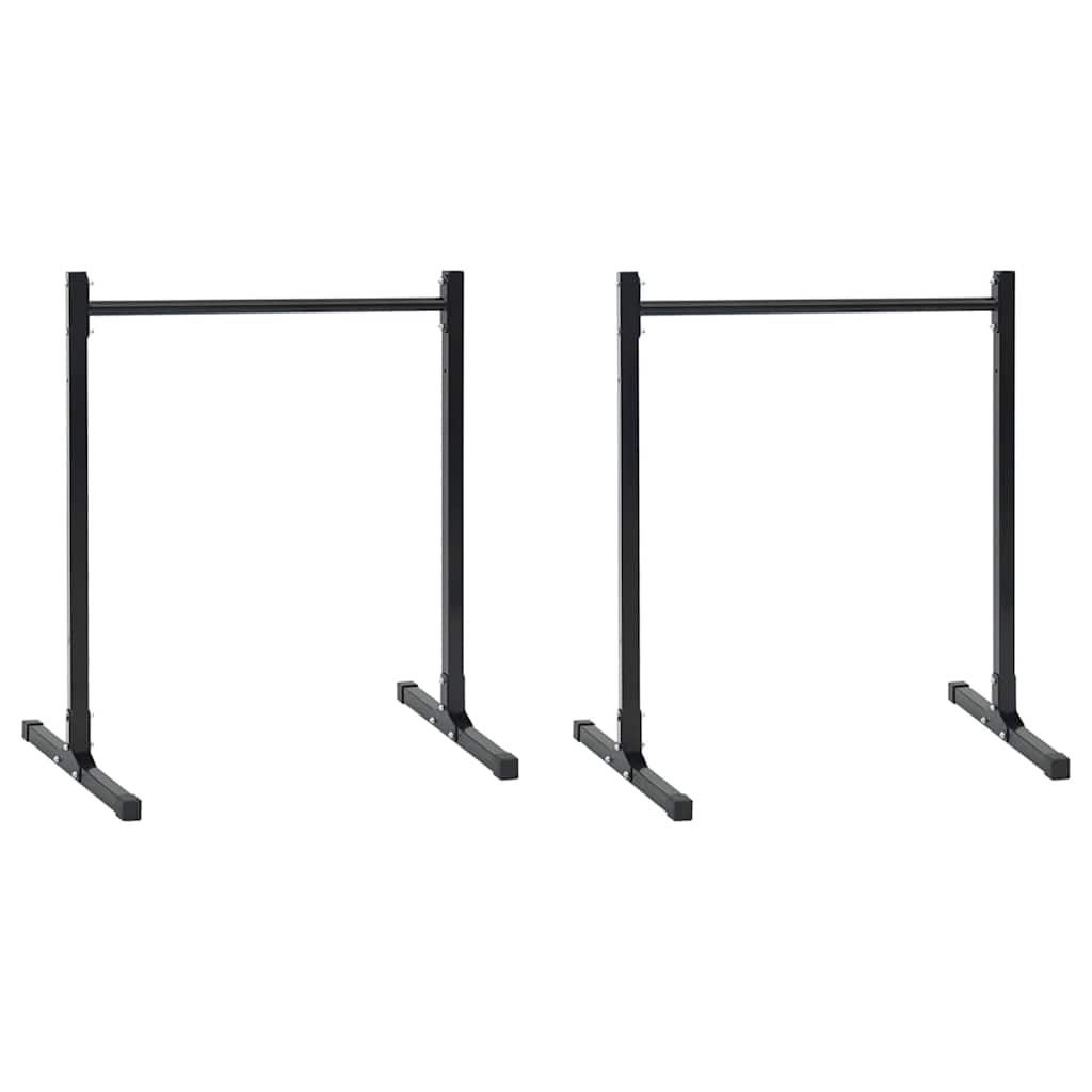 Dip Station 2er Set Schwarz