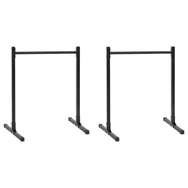 Dip Station 2er Set Schwarz