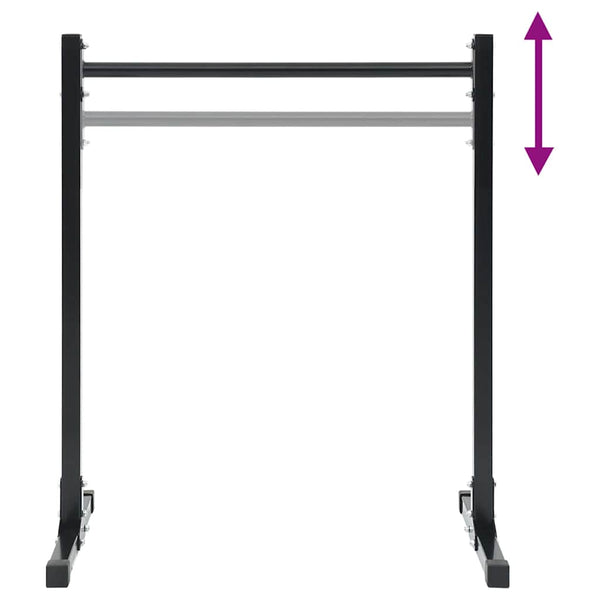 Dip Station 2er Set Schwarz
