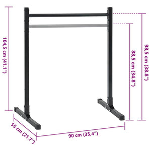 Dip Station 2er Set Schwarz