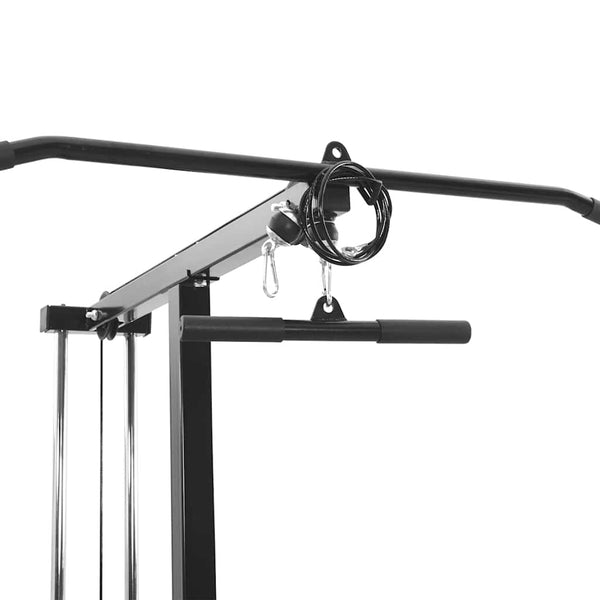Latzugmaschine Schwarz für Heim-Fitnessstudio