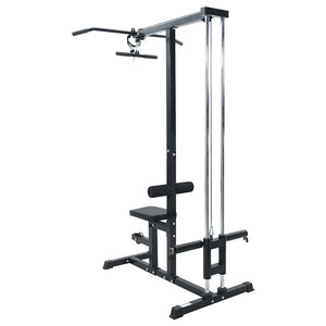 Latzugmaschine Schwarz für Heim-Fitnessstudio