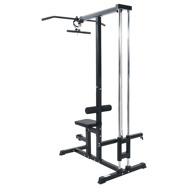 Latzugmaschine Schwarz für Heim-Fitnessstudio